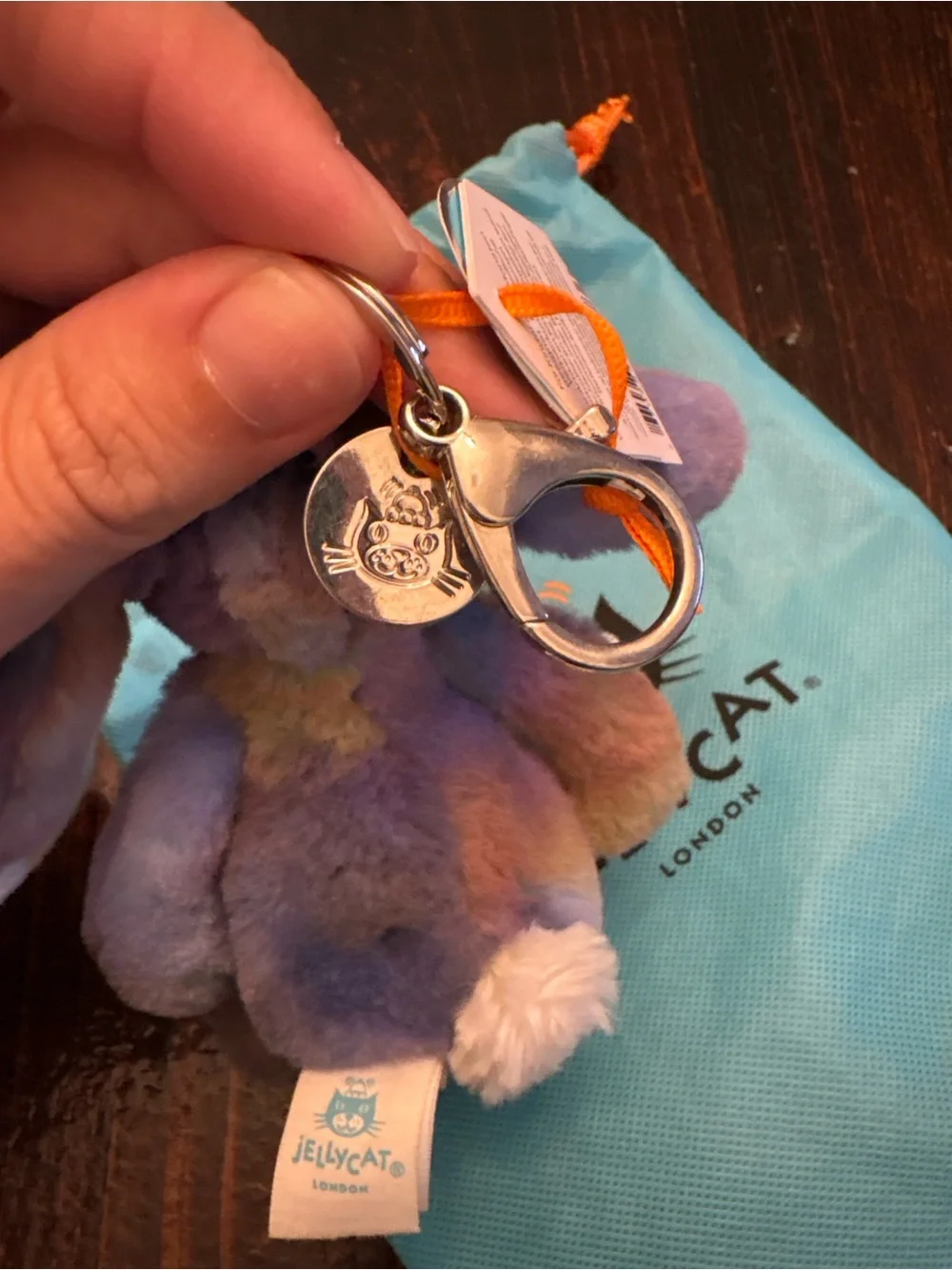 Jellycat zodihop bunny Bag Charm